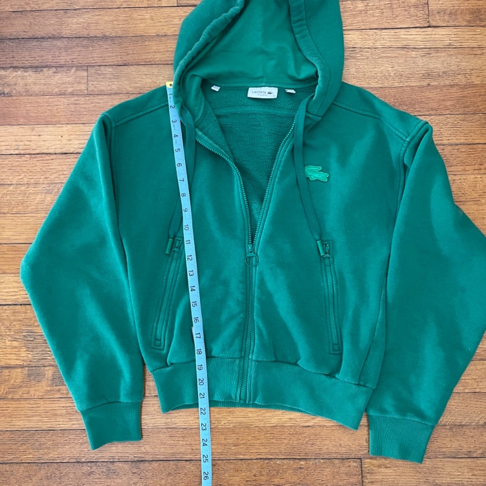 EUC - Lacoste Regular Fit Women's Tracksuit in Rocket Green Size 36 - Picture 7 of 16